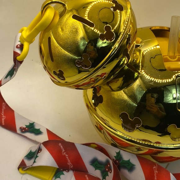 Disney Sipper - Jingle Bell - Mickey Icon - Gold - Picture 6 of 6